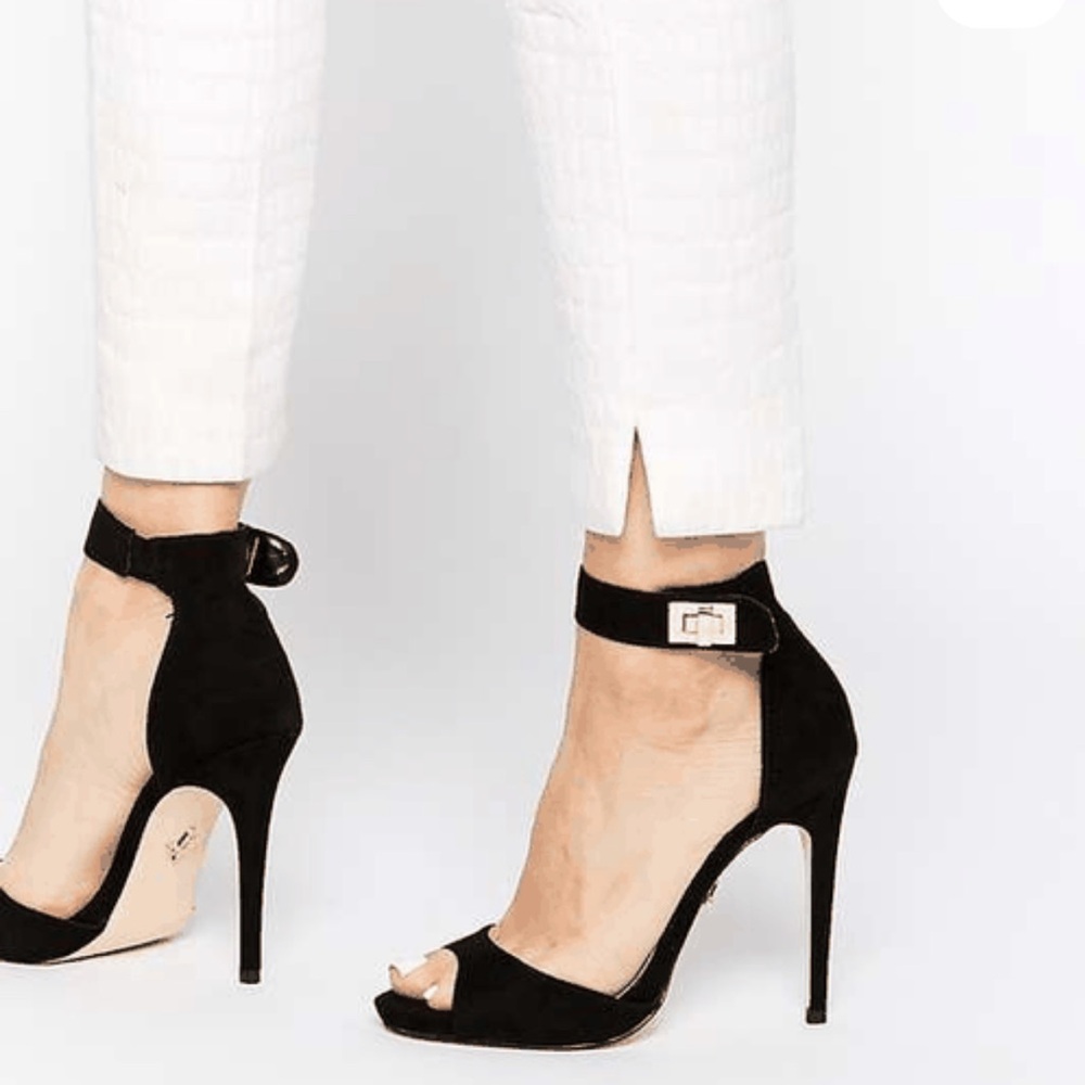 Lipsy Black Peep Toe Heels